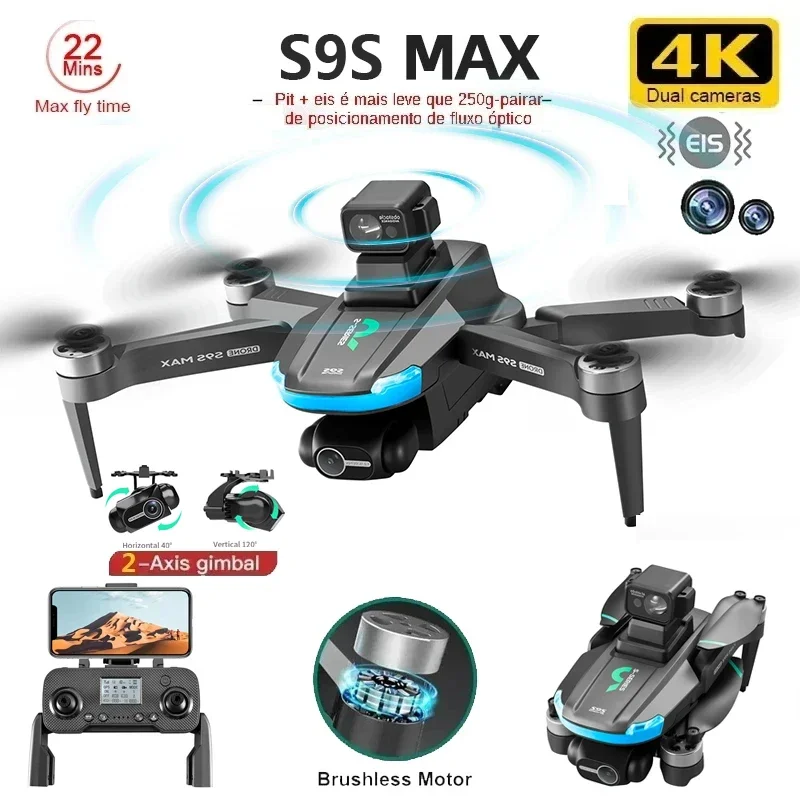 Drone Gimbal - NEW S9S MAX MINI Drone 4K