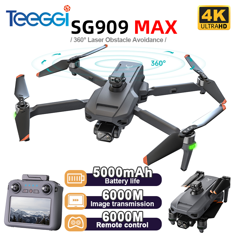 Drone Gimbal - Teeggi SG909 MAX GPS Drone With