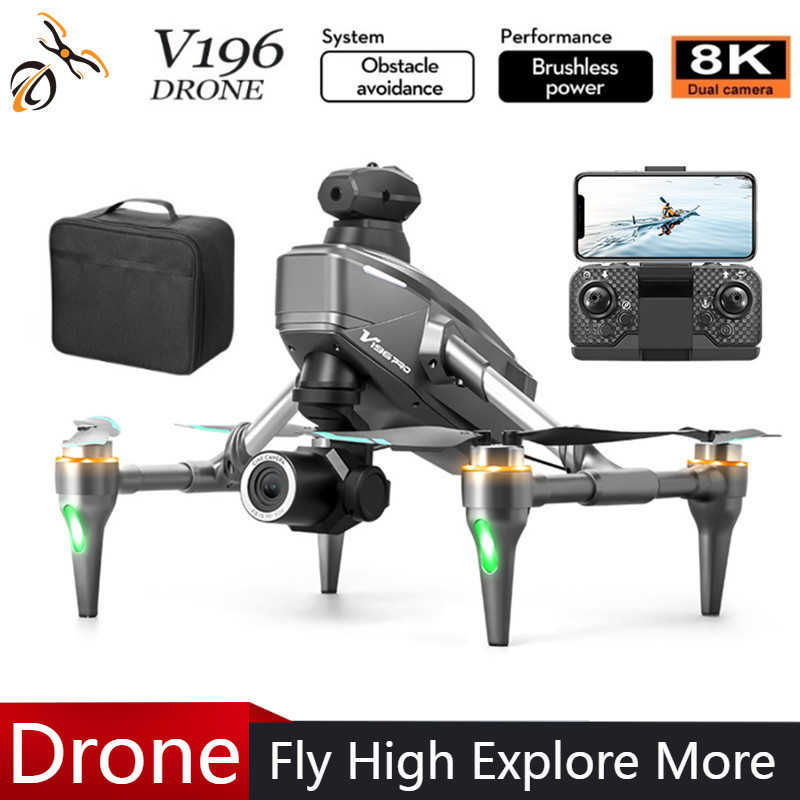 Drone Gimbal - 2025 V196 Automatic Obstacle Avoidance Drone