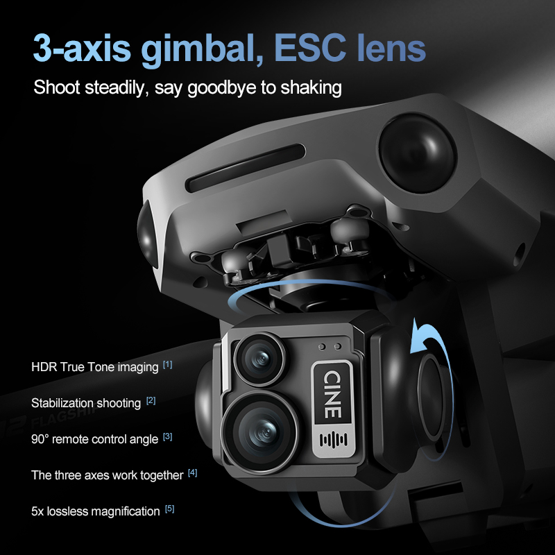 8K 3 Axis Gimbal Brushless 7.2 - Drone Gimbal review and price