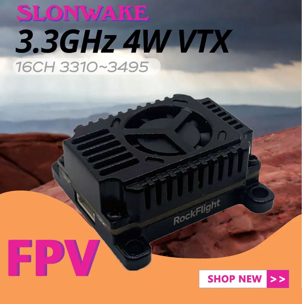 SLONWAKE FPV 3.3G 16CH 4000mW  - Drone Frame review and price