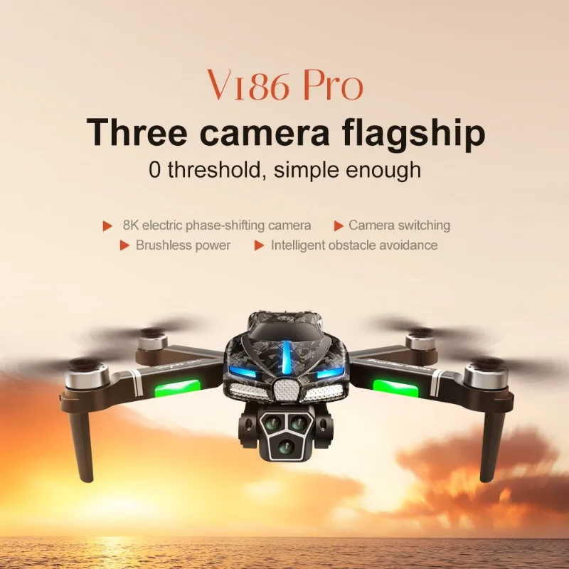 New V186 Pro Drone Professiona - Drone Gimbal review and price