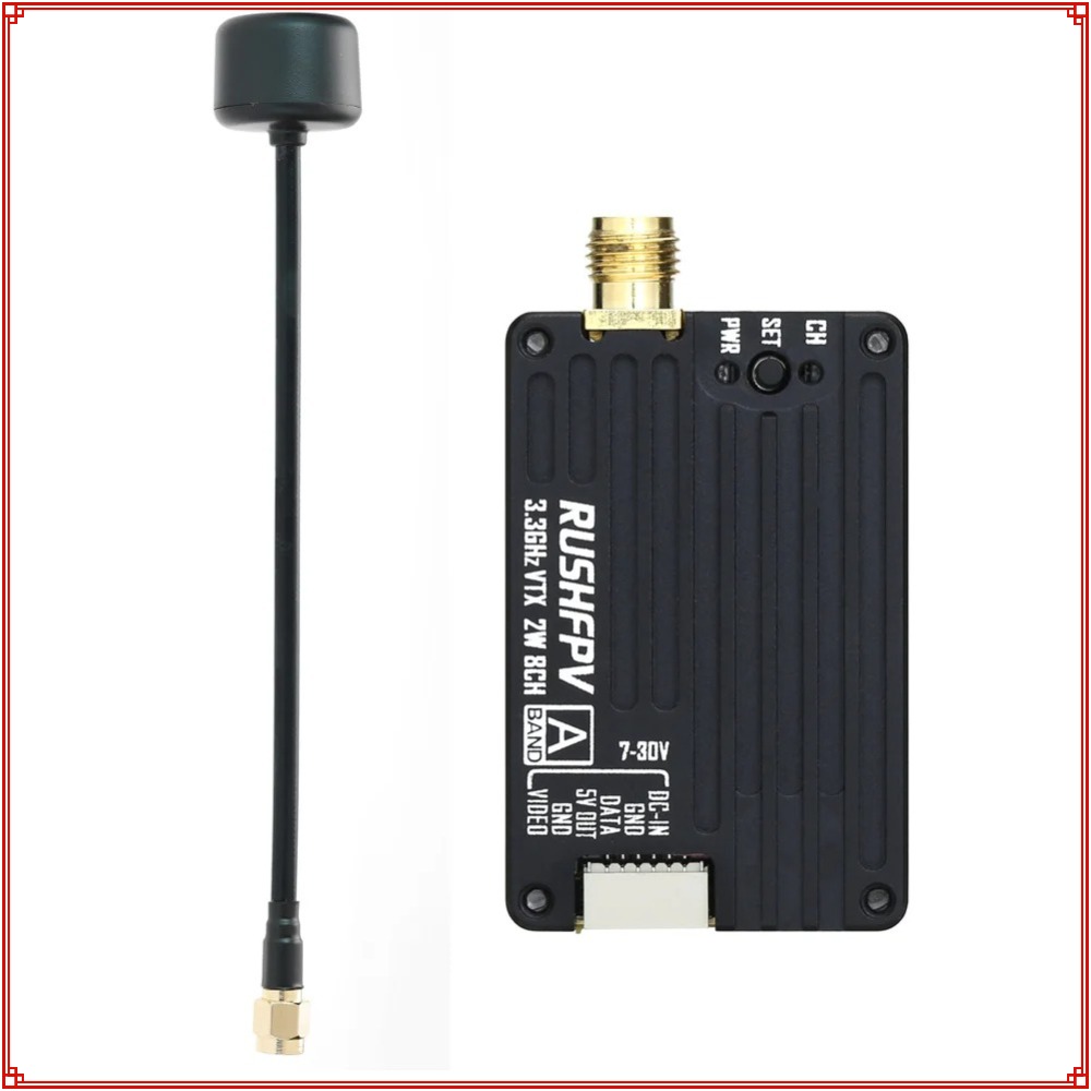 2026 New RUSHFPV 3.3G 2W VTX T - Drone Receiver review and price