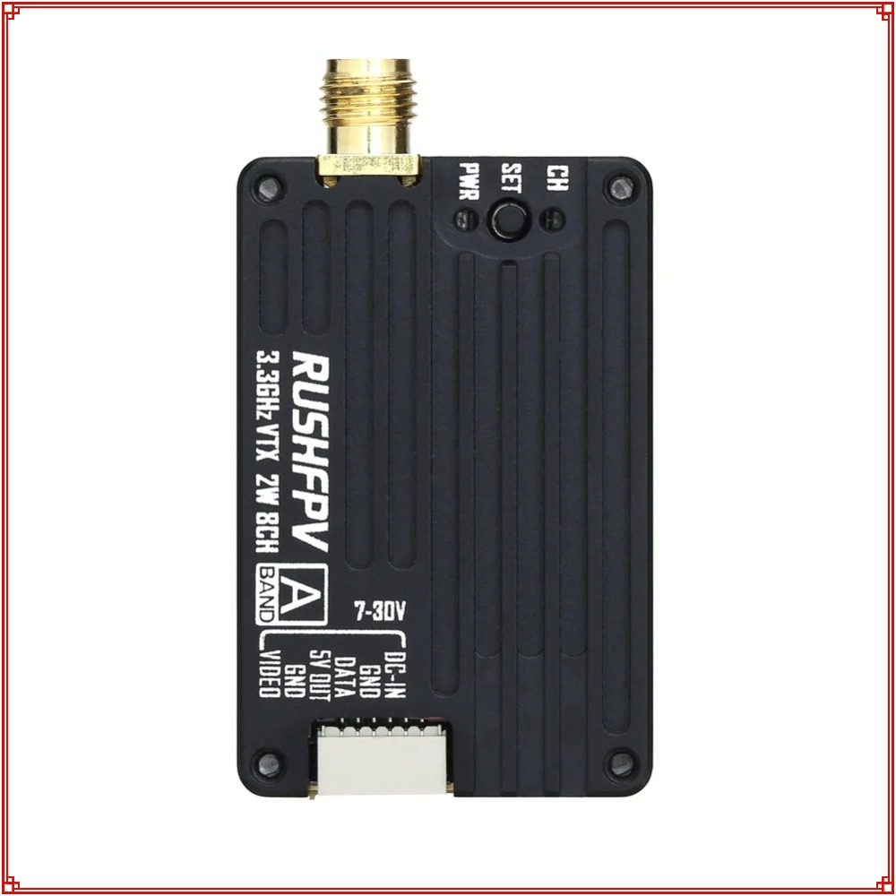 2026 New RUSHFPV 3.3G 2W VTX T - Drone Receiver review and price