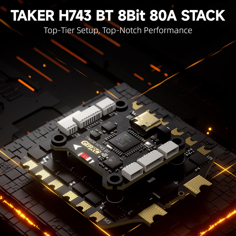 GEPRC TAKER H743 BT 8Bit 80A S - Drone Esc review and price