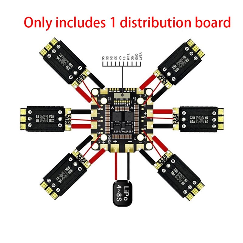 【CYBER MONDAY】1 Pc PDB600A 8S  - Drone Power Distribution Board review and price