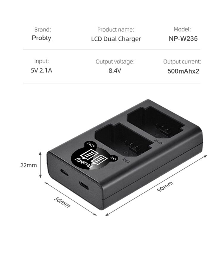 2200mAh NP-W235 NP W235 Batter - Drone Camera review and price