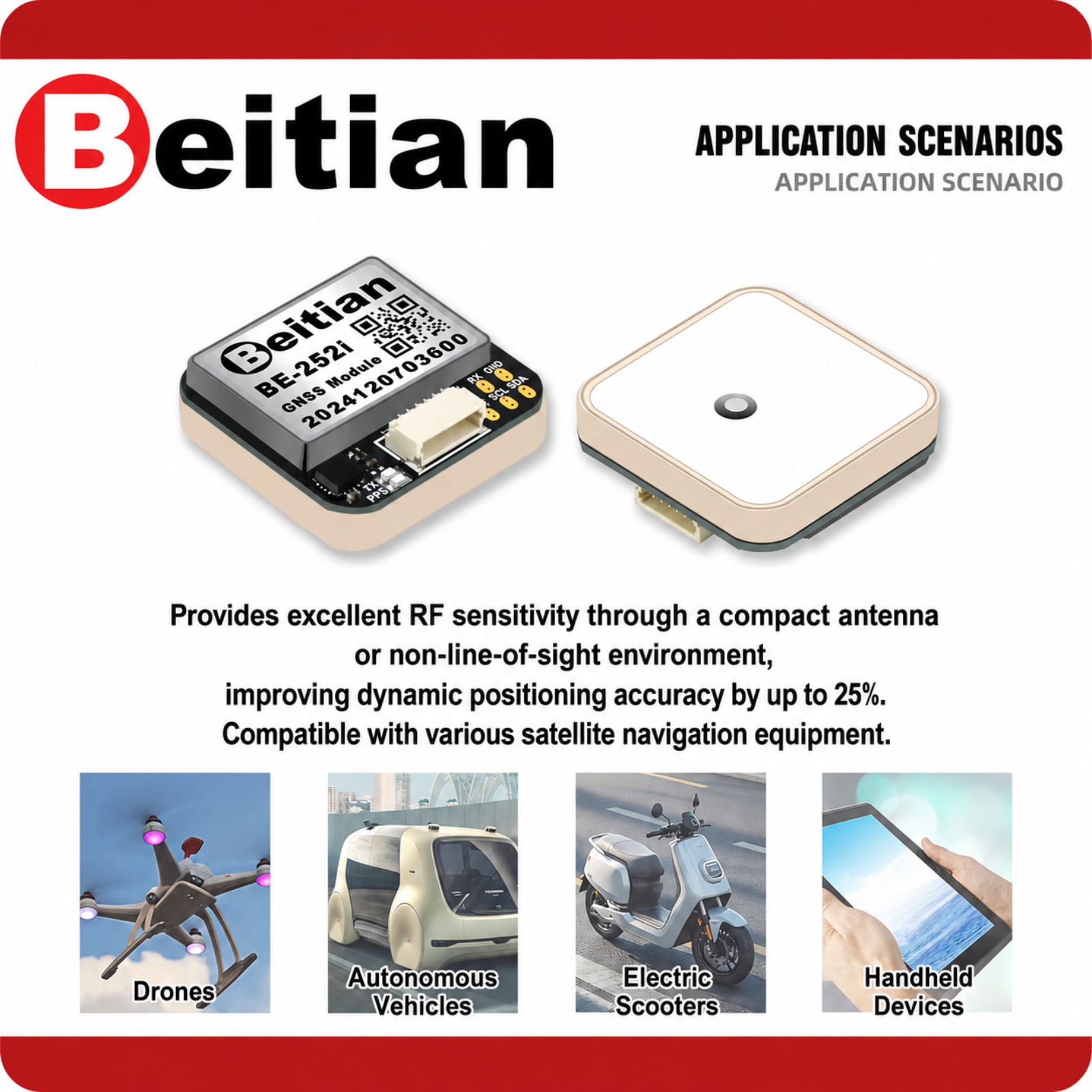 Beitian M10 Triple Mode GNSS C - Drone Compass review and price